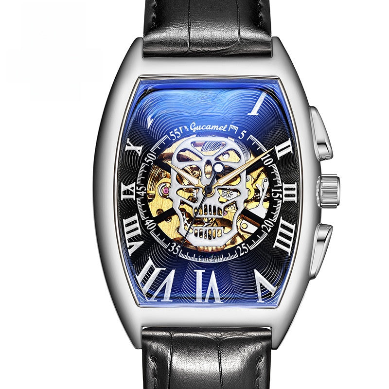 Automatic Skeleton Skull Mechanical Watch
