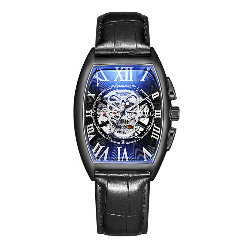 Automatic Skeleton Skull Mechanical Watch