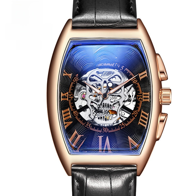 Automatic Skeleton Skull Mechanical Watch