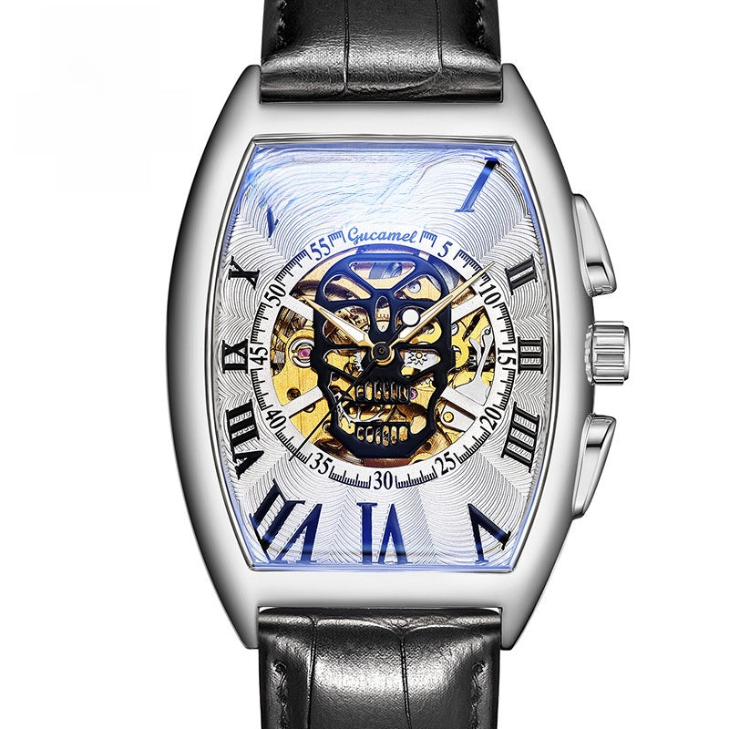 Automatic Skeleton Skull Mechanical Watch