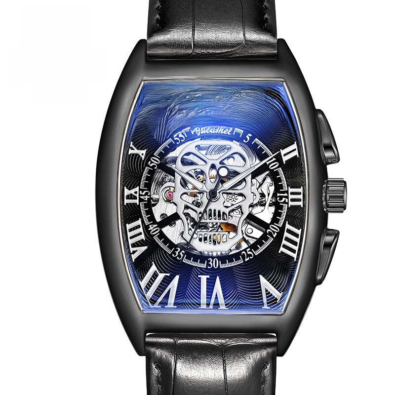 Automatic Skeleton Skull Mechanical Watch