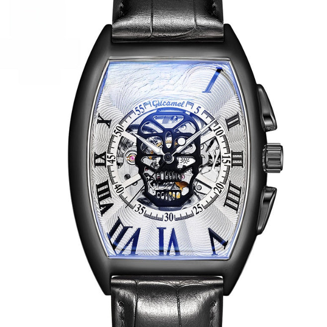 Automatic Skeleton Skull Mechanical Watch